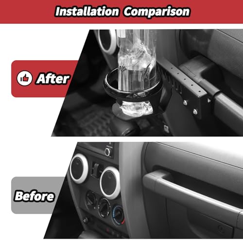 Portavasos para Pasajero Jeep Wrangler JK 2007-2010 miniatura 4