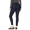 Amazon Essentials Women's Mid Rise Curvy Skinny Jean, Dark Wash, 14