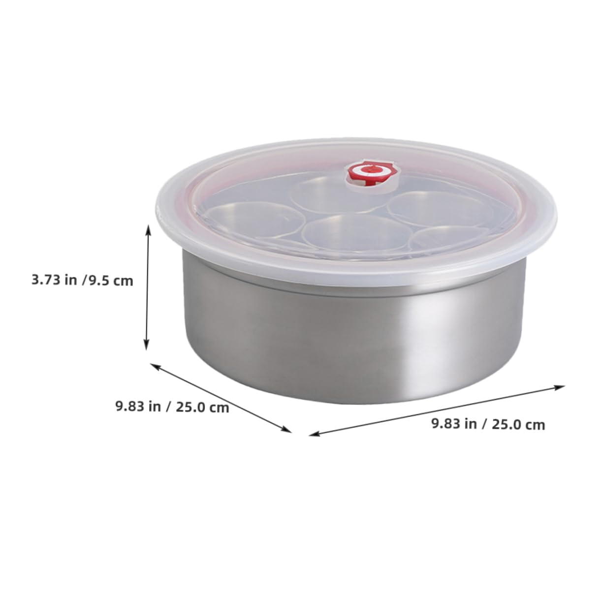 Mikinona 1ensemble Conteneur à Épices Acier Inoxydable Avec Couvercle Pot à Assaisonnement Pratique Et Élégant Pour Cuisine Rangement Facile Et Accessible Pour Utilisation Intérieure