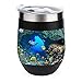 304 ml zabawna butelka próżniowa ze stali nierdzewnej 304 termos izolowany kubek nadruk piękny podwodny świat ryba na Dzień Matki Dzień Ojca Dzień Nauczyciela prezent prezent