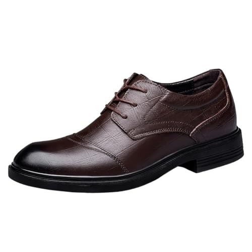 Mens Autumn Business Dress Shoes British Style Leather Formal Single Footwear Cross Border Exclusive Lace up