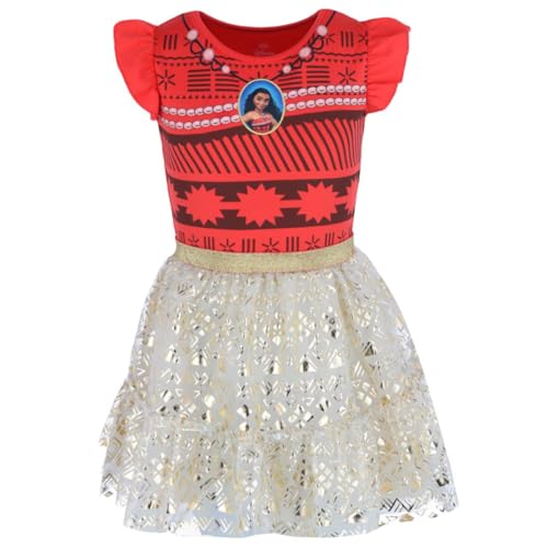 Disney Moana - Vestido de princesa juvenil para cosplay (S)