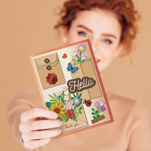 Matrices de découpe scrapbooking en métal robuste pour gaufrage fin - 6