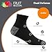 Fruit of the Loom Men's Dual Defense Ankle Socks 12 Count ( 1Pack)