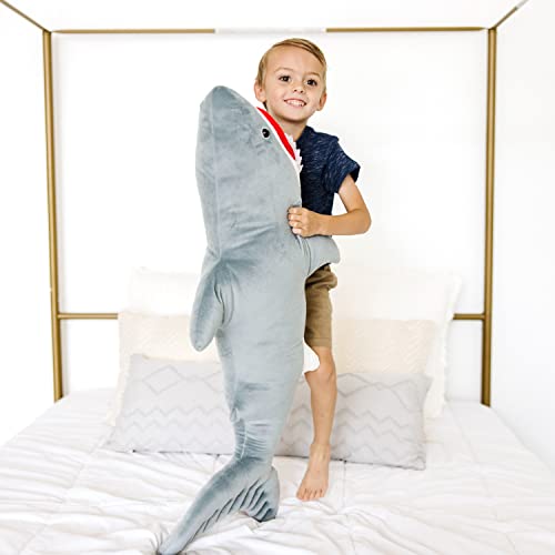 Melissa & Doug Giant Shark - Lifelike Stuffed Animal (Over 3 Feet Long) #TOP5