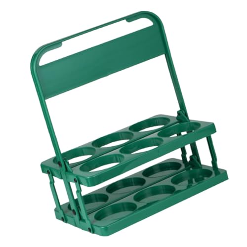 Mikinona Beer Storage Basket Plastic Beer Bottle Carrier Bottle Holding Organizer Bar Accessory for Daily Use