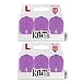 Lstyle Dart Flights - L3 PRO KAMI Shape - Purple | 2-Pack (6 Flights) | for Soft & Steel Tip Darts