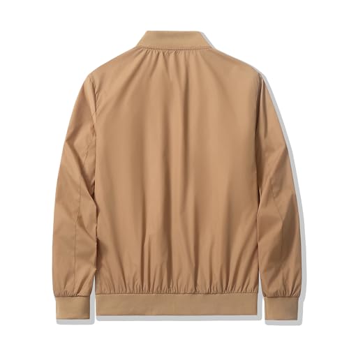 URBANFIND Men's Varsity Jacket Spring Fall Windbreaker Lightweight Bomber Jacket2