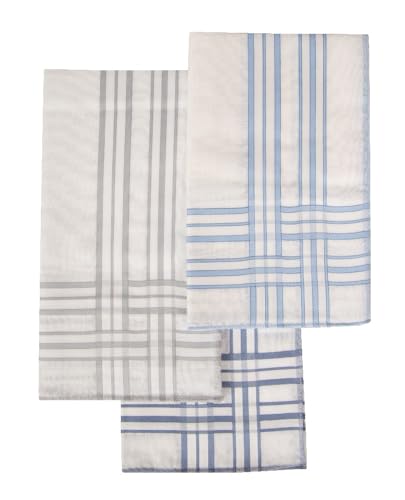 Mouchoirs Perofil 45x45 cm lot de 3 classiques en coton de qualité article P516B