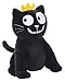 moses. Verlag GmbH Tope para Puerta ED, The Cat, Soporte para Puerta de Peluche con Gatos Diseño también Disponible como sujetalibros, su Uso, poliéster, Negro, One Size