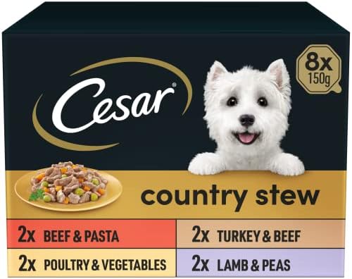 Cesar Adult Wet Dog Food Trays Mixed in Loaf, 24 x 150 g (pack of 3)