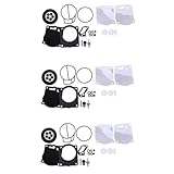 Kit de réparation du carburateur complet à 3 set avec tous les joints et pièces de remplacement nécessaires