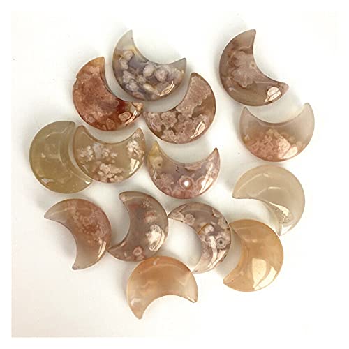 Flocon de neige naturel fleur de cerisier agate de collection - 6