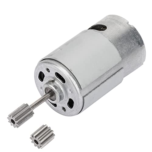 Motor 6v, RS550 Motor, Motor coche electrico 6v, 6V RS550 Micro Motor de alta velocidad Accesorios de motor de accionamiento para niños Coche RC Niños Juguetes para montar Repuestos (6V550-20000)