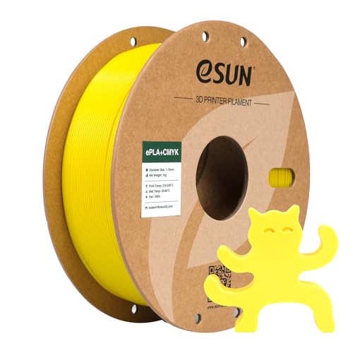 Image of eSUN Lithophane Yellow PLA+ Filament 1.75mm 3D Printer Filament 1KG