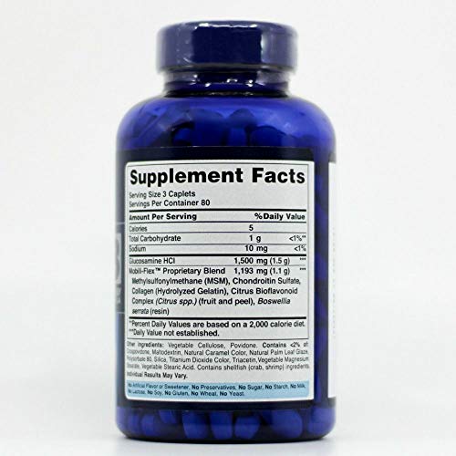 Puritan's Pride Glucosamina Condroitina Msm 240 Comprimidos