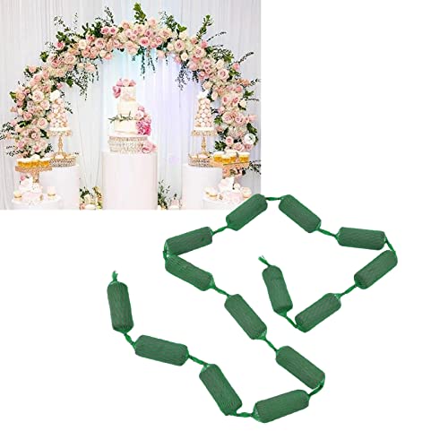 Uadme Espuma Floral Humedad, Kit de Espuma Verde para Flores Seca Ladrillos de Esponja para Flores para Manualidades y Decoración de Bodas(Flores Frescas y Artificiales)