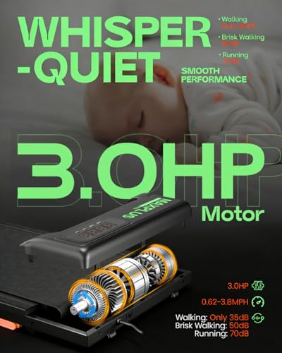 MAXPLUS Portable Walking Pad with 5% Incline & Remote — view 2