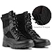 LUDEY Tactical Boots for Men Anti-Slip Comfortable Breathable Military Duty Combat Police Women’s Boots for Outdoor Trekking Walking Black 10.5US