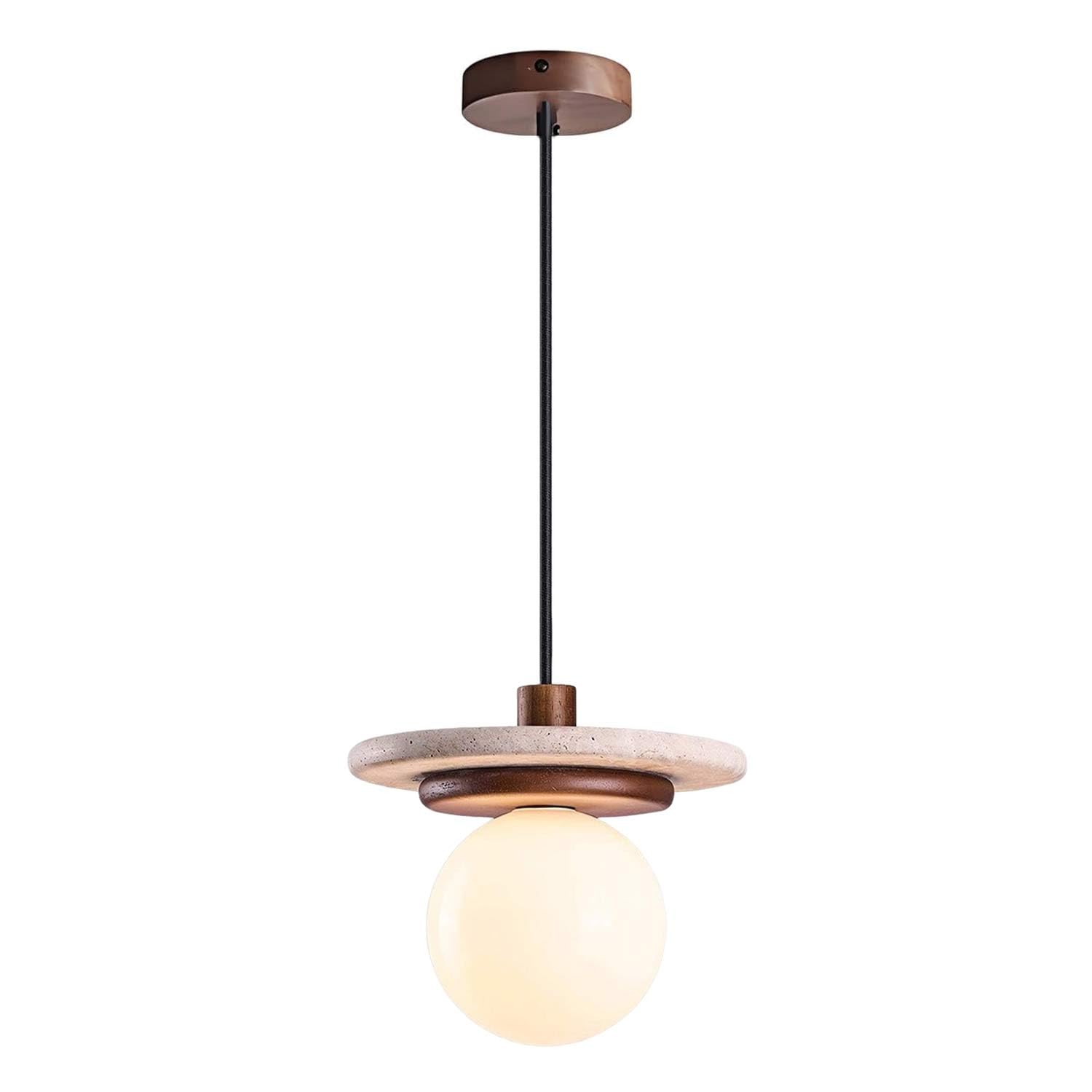 USMJQVZ Wabi Sabi Yellow Travertine Pendant Light,Japanese Yellow Cave Hanging Lamp,Chandelier for Dining Living Room Hallway Bedroom Restaurant