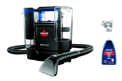 BISSELL Set de SpotClean C5 + Solución de Limpieza Spot & Stain Pro Oxy 1L | Limpiador de Manchas & Suelos | Para Alfombras, Muebles Tapizados, Interiores de Vehículos y Más | 3861N + 20383