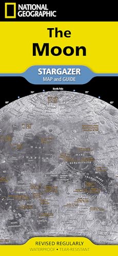 The Moon Map And Guide - Stargazer Folded Map