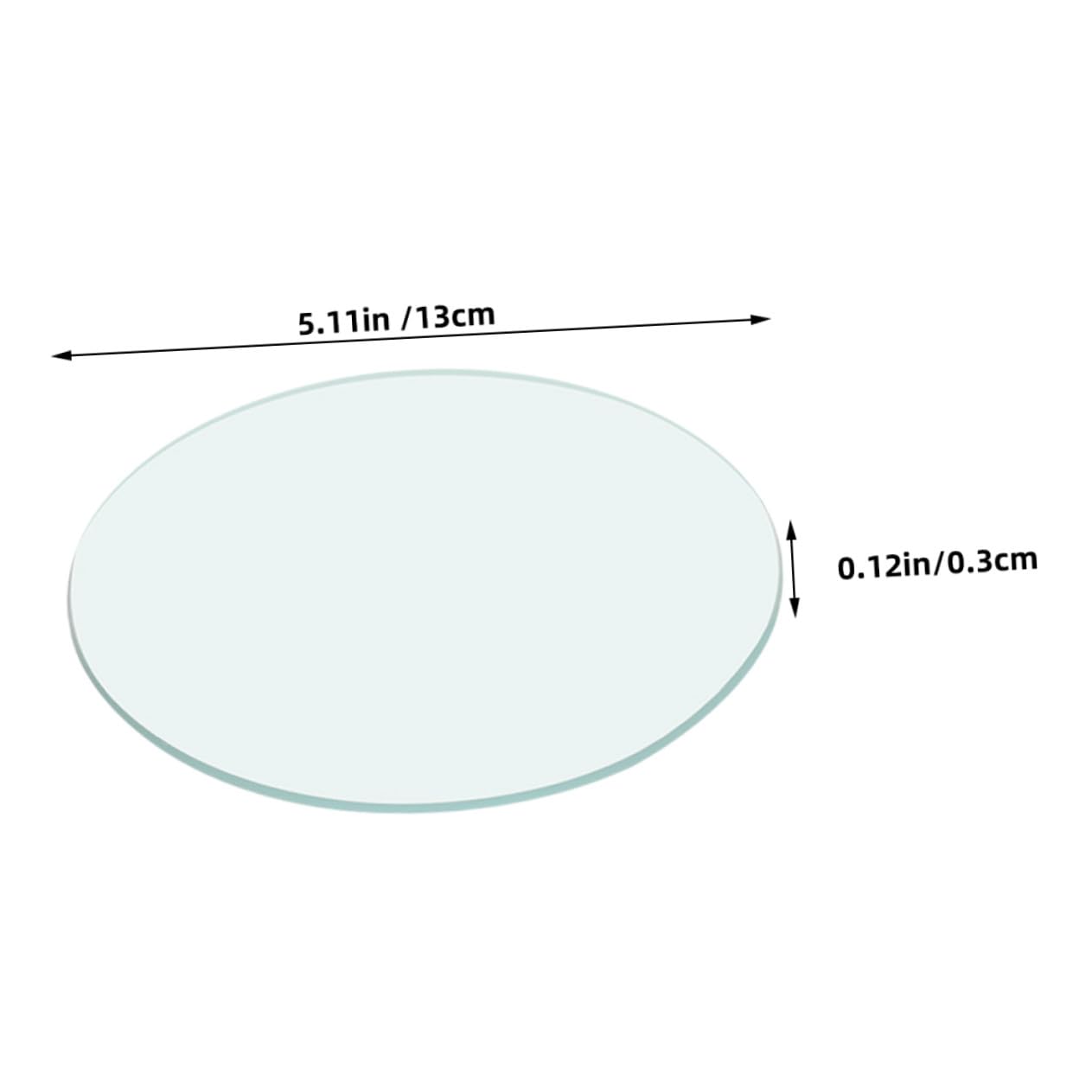 Alipis 10pezzi Vetri per Orologi Trasparenti Coperchi in Vetro per Becher da Laboratorio Resistenza alle Alte Temperature Design Preciso per Misurazioni Accurate Superficie Liscia