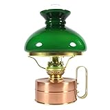 Lieferumfang: Lampe mit VESTA Glasschirm, Schirmhalterung, Glaszylinder und Brenner mit Docht