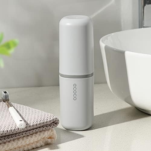 Meiyijia Travel Toothbrush Holder, Toothpaste Holder, Portable, Dustproof, Antibacterial, Toothbrush Case for Travel, Family, Camping, School