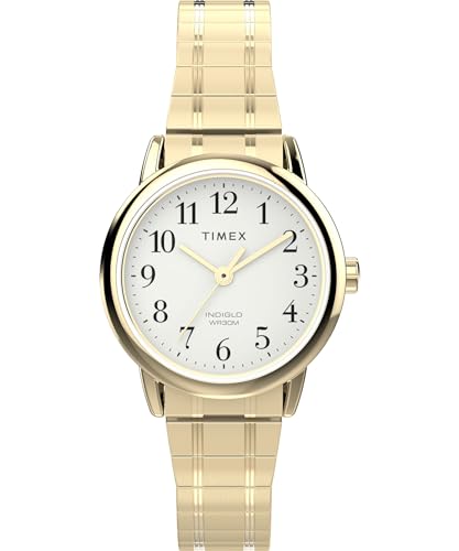 Montre femme Timex Easy Reader à grands chiffres lisibles et rétroéclairage Indiglo nocturne