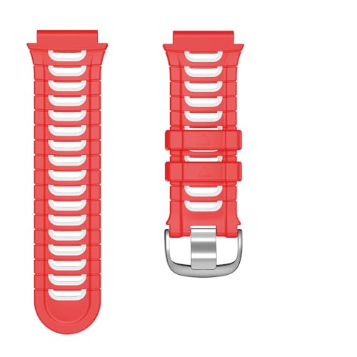 XLCZMYL Correa de reloj para Forerunner 920XT, correa de silicona transpirable, colorida, pulsera deportiva suave, herramienta de pulsera, rojo y blanco, para Forerunner 920XT, For Forerunner 920XT