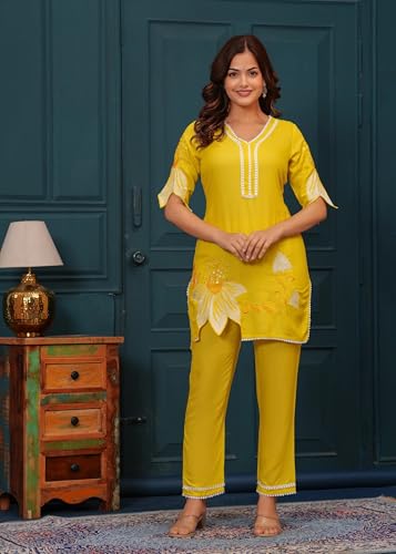 Image of FABNEX kurta set for women | Women Kurta | Women Kurta Sets Kurtis | Women Kurta Pant Set | Women Kurta Pant Set Women (K-115-117)