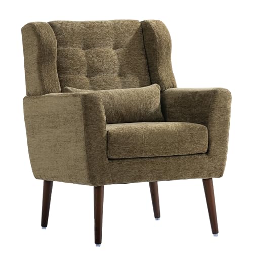 Sillón Chenille Plegable Verde Oliva miniatura 7