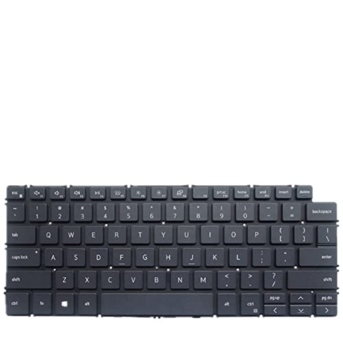 Clavier Dell Inspiron 3505 de remplacement QWERTY US noir pour réparation PC portable
