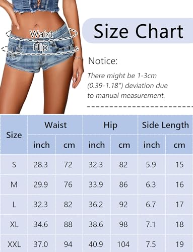 Short sexy en jean taille basse coupe ajustée et bords frangés