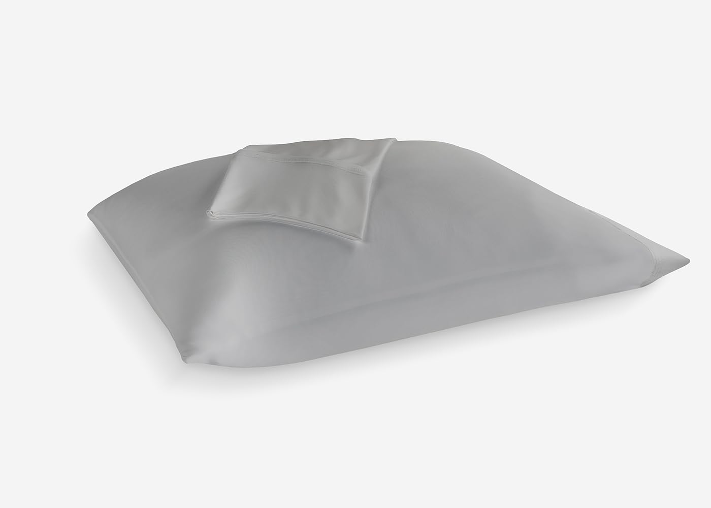 BedgearVer-Tex Pillowcase Set - Instant Cooling Pillow Covers with an Ultra-Soft Feel and a Powerband for a Secure Fit - includes 2 Pillowcases - Queen - Light Grey