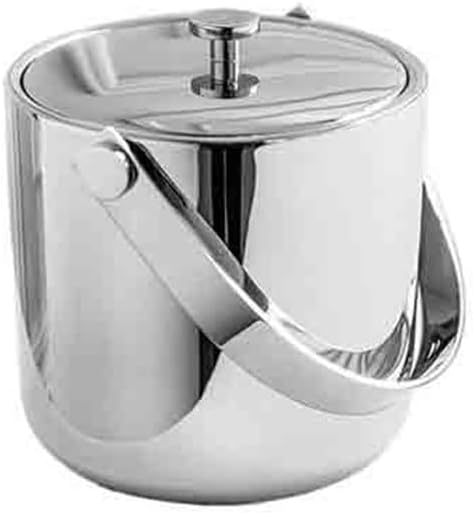 Wine Cooler Ice Cube Bucket Light Luxury Tray Home Commercial Stainless Steel Storage Ornament Drinks Bucket