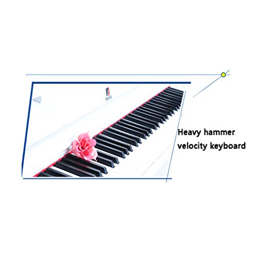 yankai 88 Kit Clavier Piano Écouteurs Clés Stand Clavier Piano Électrique, Piano Numérique À Marteau, Couvercle… - Les Beatles, Paul McCartney, John Lennon, RIngo Starr, George Harrison yankai 88 Kit Clavier Piano Écouteurs Clés Stand Clavier Piano Électrique, Piano Numérique À Marteau, Couvercle… – Image 3