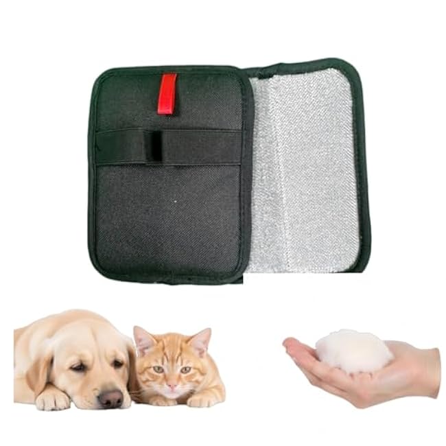 2 PC Pet Hair Removal Glove,Electrostatic cat Hair Remover,Re-Used Dog Hair Remove Gloves,Suitable for Couch, Furniture, Carpet, car seat,Update pet Hair Remover Mitten-xRPj51KE