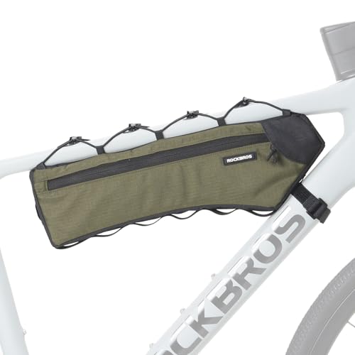 Sacoche Cadre Vélo Stable sans Frottement Genoux Sac Fin 1,9 L ROCKBROS