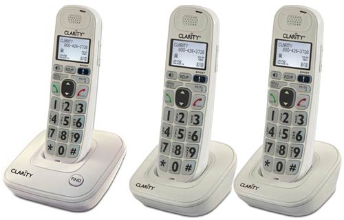 Teléfono Inalámbrico Clarity D704 con 2 Handsets D704HS
