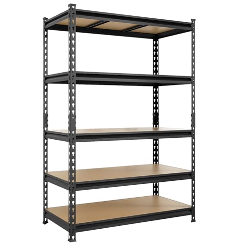 Big RED Storage Shelving Unit, 5-Tier Adjustable, Heavy Duty