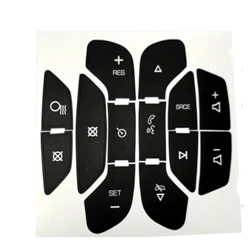Autocollants boutons volant Chevrolet Silverado Tahoe Suburban kit de réparation intérieur