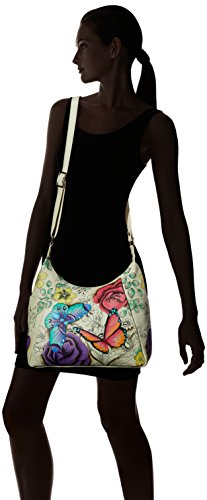 Anna By Anuschka Handpainted Large Multi Pocket Hobo4