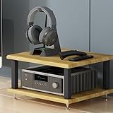 Rangement à plusieurs niveaux : ce support stéréo dispose d'un design à plusieurs niveaux qui peut accueillir divers équipements audio-visuels. Sa disposition polyvalente en fait un complément idéal pour les cinémas maison, les salles de musique ou les configurations de bureau, assurant que votre équipement est nized et facilement accessible. Améliorez votre espace avec cette solution pratique pour tous vos besoins de divertissement.