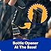 Scrub Daddy BBQ Daddy Grill Cleaner Kit - Bristle Free Grill Brush with Refill + 2 Steel Scour Daddy Grill Sponges - Built-in Grill Scraper - Temperature Controlled Grill Cleaning Tools (4 Count)