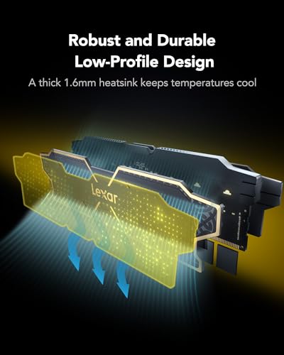 Image of Lexar DDR5 RAM 16GB Kit (2x8GB) 6000MHz, DRAM 288-Pin UDIMM Desktop Memory, High Performance Gaming Computer Memory Supports Intel XMP 3.0 /AMD EXPO, On-die ECC, 1.25V