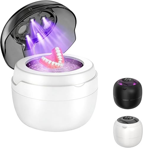 Gouttière sale ou jaunie ? Solution avec le nettoyeur ultrasons appareil dentaire Dentaclean UV