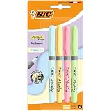 BIC Highlighter Grip Pastel Zakreślacz Blister 4szt