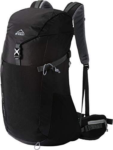 McKinley Falcon VT 28 II: Mochila de senderismo unisex  color negro y gris